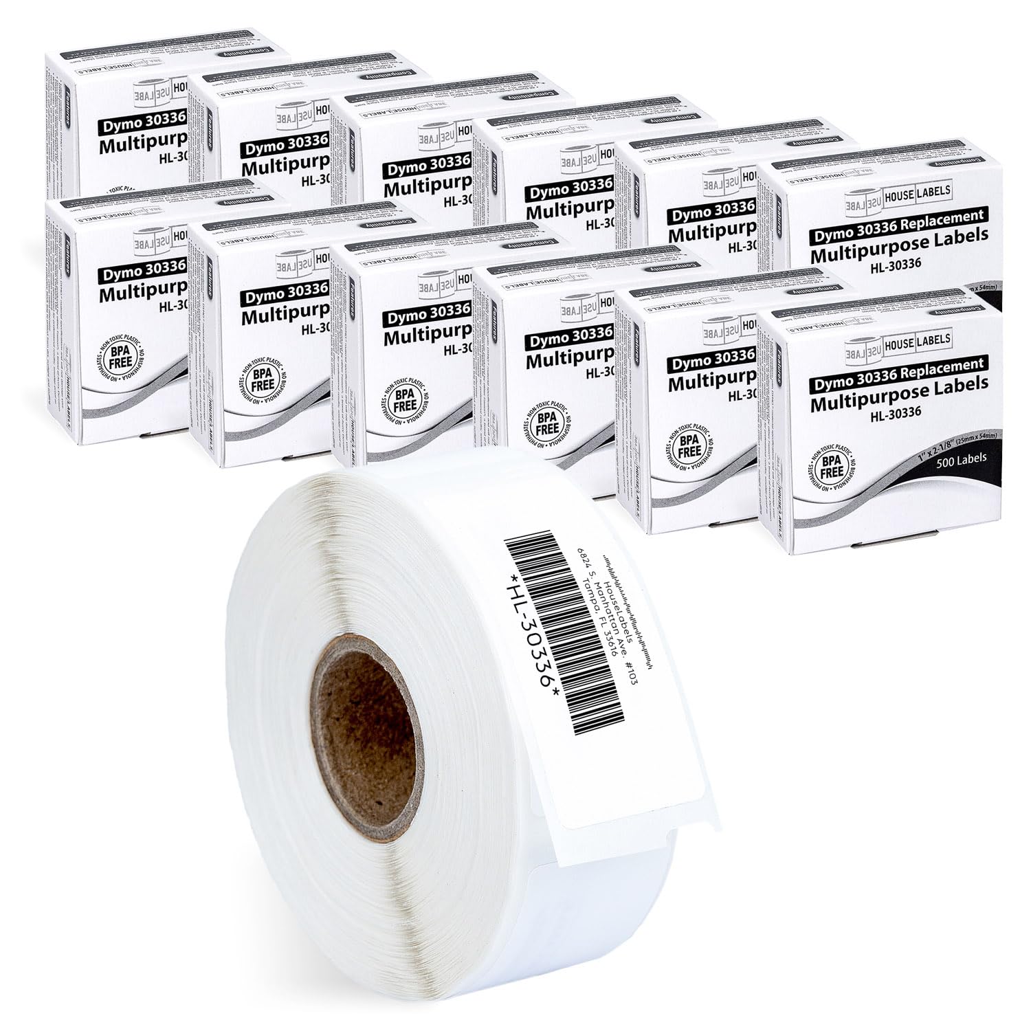 Amazon.com : HOUSELABELS Compatible DYMO 30336 Multipurpose Labels